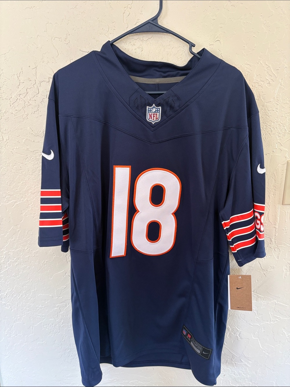 NWT Nike Chicago Bears #18 Caleb Williams Jersey